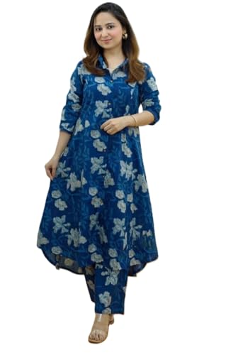 Leriya Fashion Ethnic Co Ord Set for Women Kurta Set for Women | 2 Piece Kurta Set | Kurta with Pant for Women | Kurti and Pant