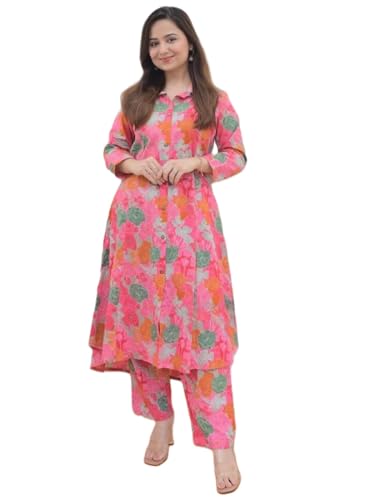 Leriya Fashion Ethnic Co Ord Set for Women Kurta Set for Women | 2 Piece Kurta Set | Kurta with Pant for Women