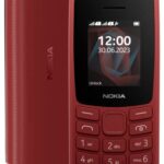 Nokia All-New 105 Dual Sim Keypad Phone with Built-in UPI Payments, Long-Lasting Battery, Wireless FM Radio | RED