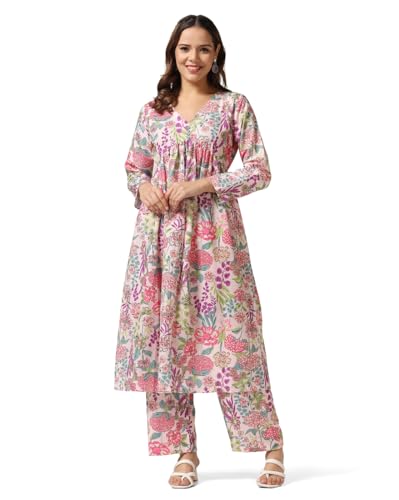 Leriya Fashion Alia Cut Kurta Set for Women Cotton | Alia Cut Kurta Set for Women | Ethnic Co-Ord Set for Women