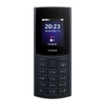 Nokia 110 4G with 4G, Camera, Bluetooth, FM Radio, MP3 Player, MicroSD, Long-Lasting Battery, and pre-Loaded Games | Blue