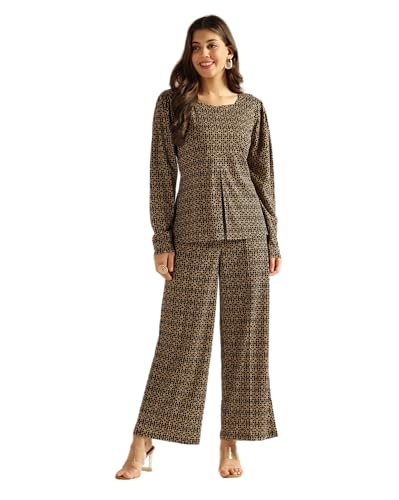 Leriya Fashion Ethnic Co Ord Set | Co Ord Set for Women | Night Dress for Women | Night Wear for Women | Payjama Set for Women | Pajama Set | Women Two-Piece Outfits