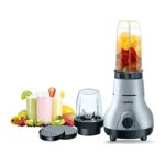 ACTIVA Easy Mix Nutri Mixer Grinder 500 Watt | Abs Body | Heavy Duty Motor With Mixer Grinder With 2 Years Warranty, Black