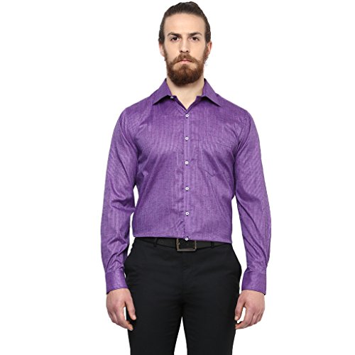 Copperline Red Stripes Cotton Rich Slimfit Formal Shirt