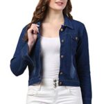 FUNDAY FASHION Men's Denim Blend Standard Length Jacket