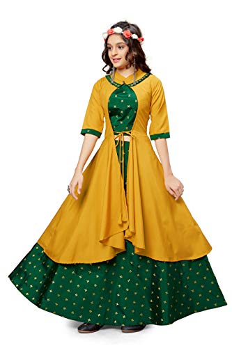 Fashion Dream Girls Silk Readymade Lehenga Choli Set