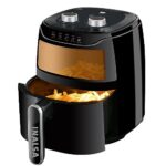 INALSA Air Fryer for Home|4.2 L Capacity|Visible Window & Internal Light|1400 W with Smart AirCrisp Technology|6-In-1 Appliance for Air fry,Bake,Roast,Grill and Reheat (Tasty fry MW)