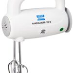 KENT 150W 16050, 5 Speed Control, Copper Motor, Multiple Beaters, Overheating Protection, Food Grade Plastic Body Hand Blender (White)