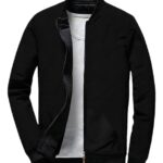 LEOTUDE CASUAL JACKET For Men's Regular Fit Loopknit Bomber Jacket (Color Maroon)