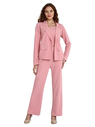 Leriya Fashion 3-Piece co ord Set for Women| Winter Co-ord Set for Women | Formal co ord Set for Women| Blazer co ord Set for Women