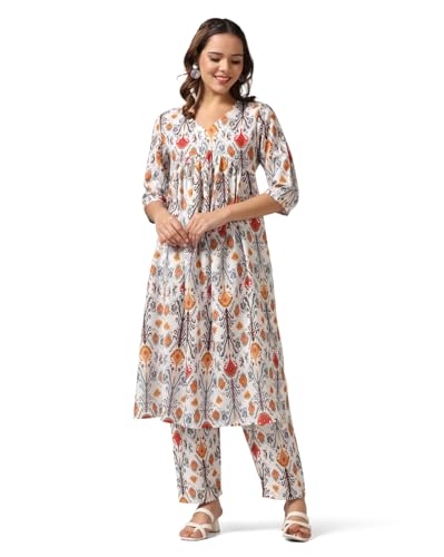 Leriya Fashion Alia Cut Kurta Set for Women Cotton | Alia Cut Kurta Set for Women | Ethnic Co-Ord Set for Women