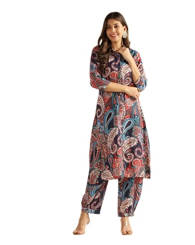 Leriya Fashion Ethnic Co Ord Set | Casual Wear Pant Top Set | Fancy Co-Ord Set | Full Pair Set | Women Kurta Sets Kurtis | Women Kurta Pant Set | Coord Sets for Women