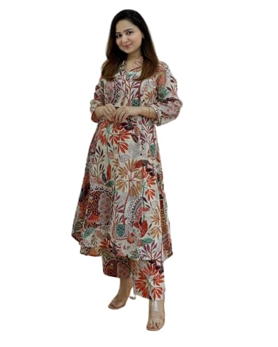 Leriya Fashion Ethnic Co Ord Set for Women Kurta Set for Women | 2 Piece Kurta Set | Kurta with Pant for Women