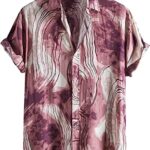 Leriya Fashion Shirt for Men || Rayon Abstract Printed Men's Shirt || Short Sleeves Hawaiian Beach Shirt || Perfect for Camp || Outing || Summer Wear Shirt for Boys || Gift for Men