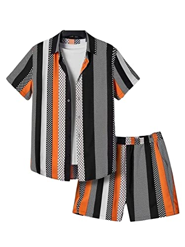 Leriya Fashion Unisex Night Dress || Rayon Palm Tree & Leaf Printed Night Suit Set || Summer Wear Short Pajama Set || Pajama Shorts Night Suits Set || Short Sleeve Night Wear