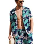 Leriya Fashion Unisex Night Dress || Tie-Dye Night Wear Set || Beach Wear Summer Wear Short Pajama Set || Sleepwear Loungewear T-Shirt & Shorts Combo|| Night Suit for Men & Women.