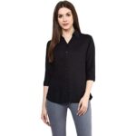 Leriya Fashion Women's Corduroy Button Down Pocket Shirts Casual Long Sleeve Oversized Blouses Tops