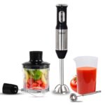 Libra 1200 Watts Electric Hand Blender for kitchen | Multipurpose Hand Blender with Milk Frother, Chopper, Whisker & Multipurpose Jar | Variable Speed and Turbo Function | 1 Year warranty