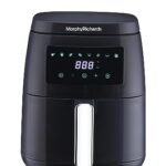 Morphy Richards Digital Air Fryer For Home|1500W With Digital Control|Dual Fan Technology|Adjustable Time & Temperature Control|Voltage Fluctuation Protection|2-Yr Warranty By Brand|Black, 5 liter