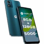 Motorola E13 4G (Aurora Green, 8GB RAM, 128GB Storage) | Upto 1TB MicroSD Expandable | 6.5 Inch IPS LCD Display with 60Hz Refresh Rate | UNISOC T606 Processor | Face Unlock | IP52 Water Repellent