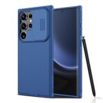 Nillkin Galaxy S24 Ultra Case, CamShield Pro for Samsung Galaxy S24 Ultra Case with Slide Camera Cover, S24 Ultra 5G Slim Phone Case 2024 6.8'' (Blue)