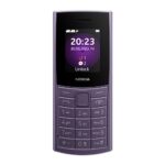 Nokia 110 4G with 4G, Camera, Bluetooth, FM Radio, MP3 Player, MicroSD, Long-Lasting Battery, and pre-Loaded Games | Purple