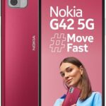 Nokia G42 5G | Snapdragon® 480+ 5G | 50MP Triple AI Camera | 11GB RAM (6GB RAM + 5GB Virtual RAM) | 128GB Storage | 5000mAh Battery | 2 Years Android Upgrades | 20W Charger Included | So Pink