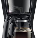 PHILIPS Drip Coffee Maker HD7432/20, 0.6 L, Ideal for 2-7 cups, 750W, Black, Medium