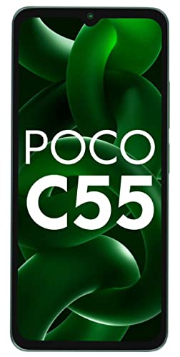 POCO C55 (Forest Green, 6GB RAM, 128GB Storage)