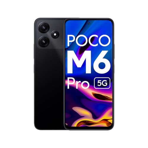 POCO M6 Pro 5G (Power Black, 4GB RAM, 128GB Storage)