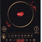 Pigeon By Stovekraft 14429 Acer Plus 1800 Watt Induction Cooktop with Feather Touch Control, Induction Stove comes with 8 Preset Menus and Auto-Shut Off features (Black)