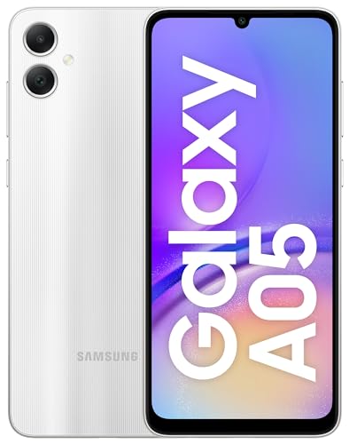 Samsung Galaxy A05 (Silver, 6GB, 128GB Storage) | 50 MP Main Camera | Upto 12GB RAM with RAM Plus | MediaTek Helio G85 | 5000 mAh Battery