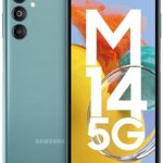 Samsung Galaxy M14 5G (Smoky Teal,4GB,128GB)|50MP Triple Cam|Segment's Only 6000 mAh 5G SP|5nm Processor|2 Gen. OS Upgrade & 4 Year Security Update|12GB RAM with RAM Plus|Android 13|Without Charger