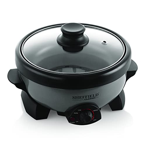 Sheffield Classic 3 in 1 Multipurpose Electric Cooker 2 L, Boil, Grill, Fry, Steam, Cook (Grey) all in 1 multi cooker