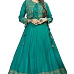 YASHVI CLOTHING Rayon Fabric Latest Kurti with Jacket for Women and Girls, Anarkali | Fashion Designer Long Kurti with Jacket Gown Dresses