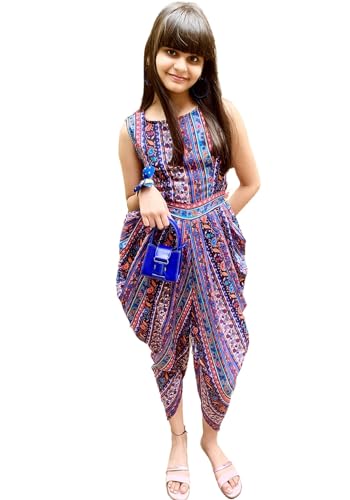 Uptownie Lite Girls Maxi Dhoti Jumpsuit