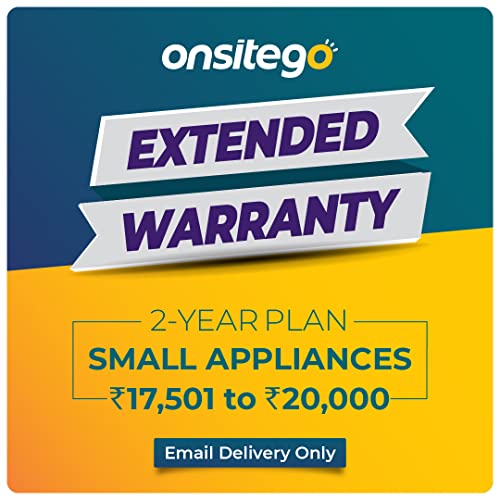 Onsitego 2 Year Extended Warranty for Small Household Appliances from Rs. 17501-20000 (Email Delivery - No Physical Kit)