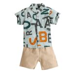 Hopscotch Baby Boy's Cotton Blend Shorts Set
