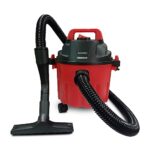 AGARO Rapid Vacuum Cleaner, 1000W, Wet&Dry, for Home Use, Blower Function, 10L Tank Capacity, 16.5 Kpa Suction Power, Plastic Body, Red, 10 Liter, Cartridge, 1 Piece