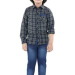 AJ DEZINES Kids Regular Fit Shirt and Jeans Clothing Set For Boys