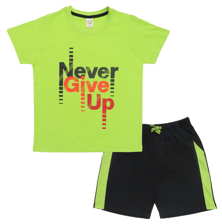 Clothe Funn Boys Coordinate Set, Tshirt Shorts Set