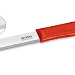 Crystal - CL010 Sleek Serrated Edge Stainless Steel Knife, Multicolour
