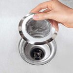 Decorcrafts Stainless Steel Sink Strainer Kitchen Drain Basin Basket Filter Stopper Drainer/Jali (4-inch/10 cm)