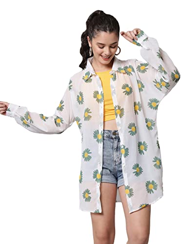 FUNDAY FASHION Women Floral Print Casual Shirt