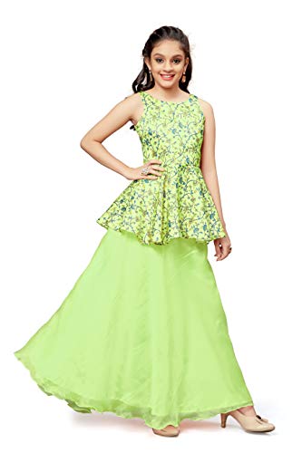 Fashion Dream Girl's Satin Readymade Lehenga Choli