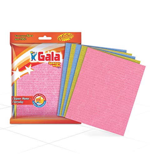 Gala Sponge Wipe for Kitchen 5 Pcs Pack (Multipurpose) (148995)