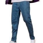 KOTTY Men's Slim Fit Low Rise Blue Jeans