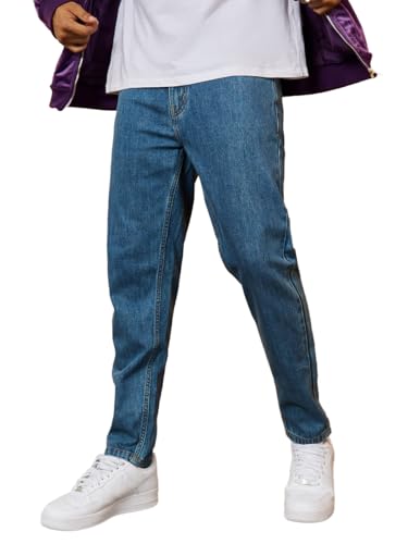 KOTTY Men's Slim Fit Low Rise Blue Jeans