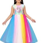 Kitty-Fashion Stylish Gown Gown for Kids