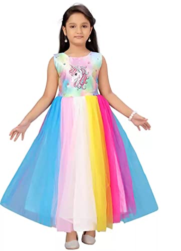 Kitty-Fashion Stylish Gown Gown for Kids